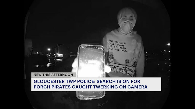 Story image: Gloucester Twp. Police searching for porch pirates caught taunting victim