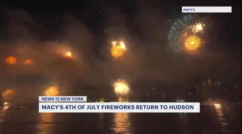 Story image: Macy’s 4th of July Fireworks show returns to the Hudson River