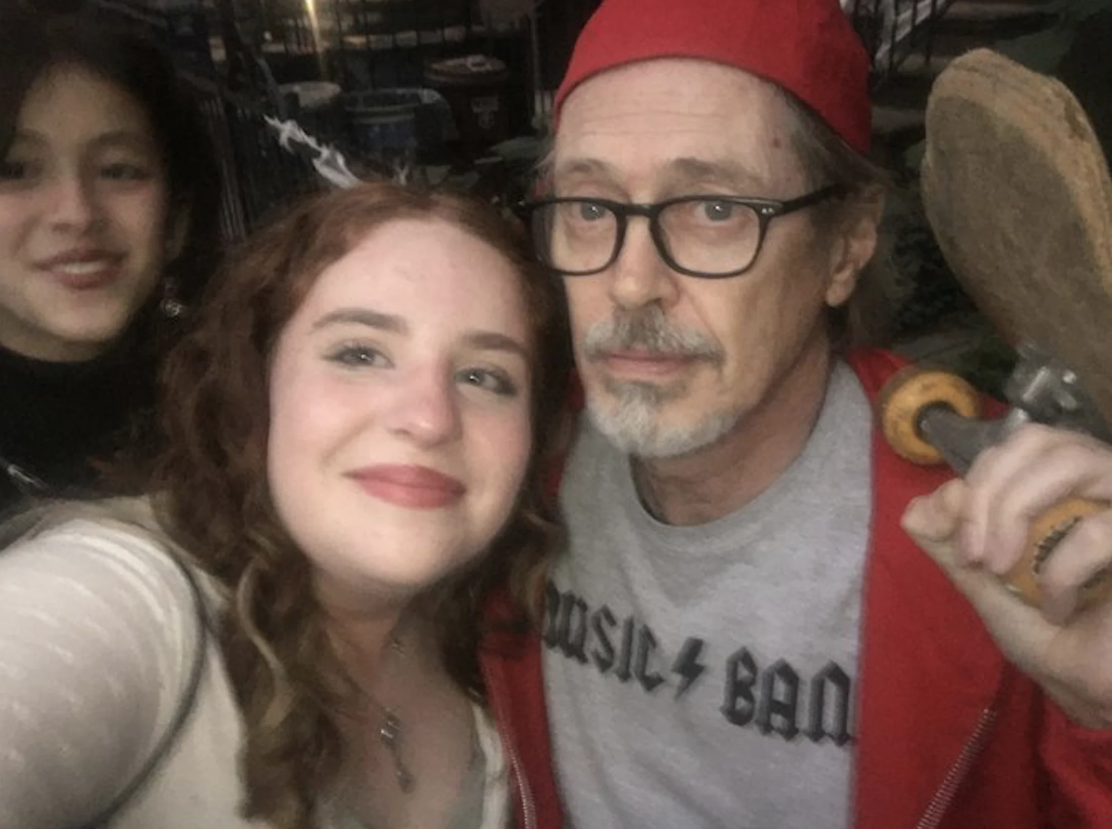 Steve Buscemi dresses as his own meme for Brooklyn Halloween trick