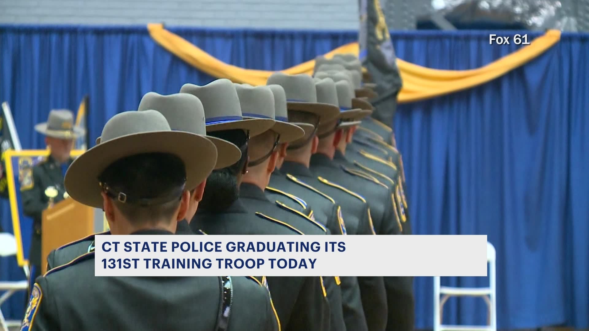 53 trainees take oath at Connecticut State Police graduation ceremony