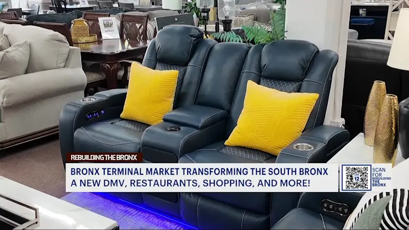 Story image: Bronx Terminal Market revitalized: Boogie Down Food Hall, retail stores, and DMV anchor historic 17-acre hub