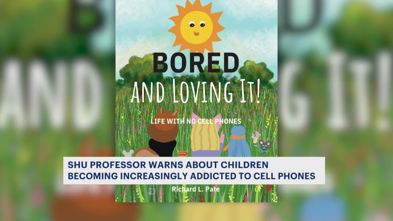 Story image: 'Bored and Loving it.' Children's book aims to prevent cellphone addiction