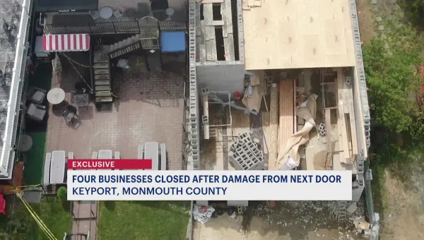 4 Keyport businesses indefinitely shut down after construction incident condemns building