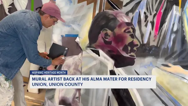 Hispanic Heritage Month: Mural artist returns to Kean University for residency