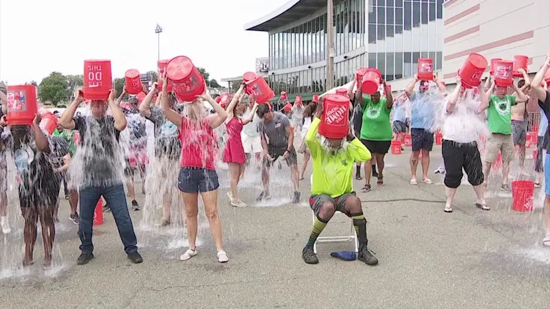 Story image: Ice Bucket Challenge at Yonkers Raceway helps carve pathway toward hope 