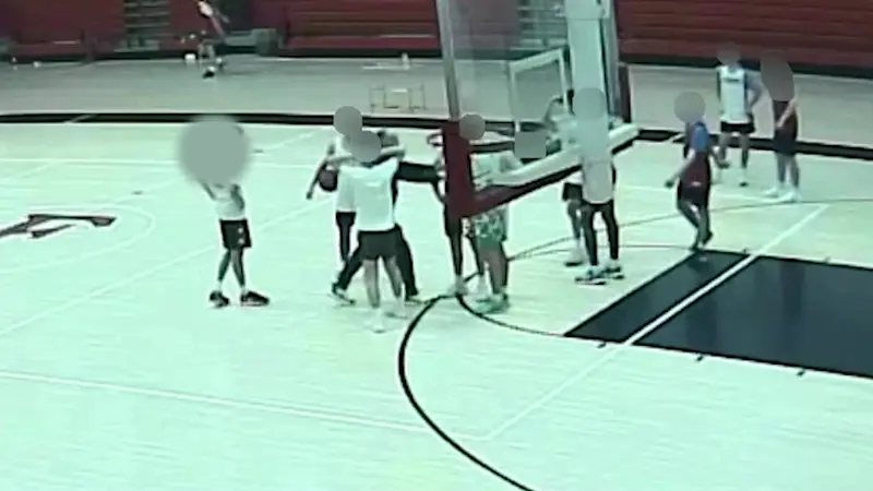 Story image: Foran High School basketball coach on leave after shoving player