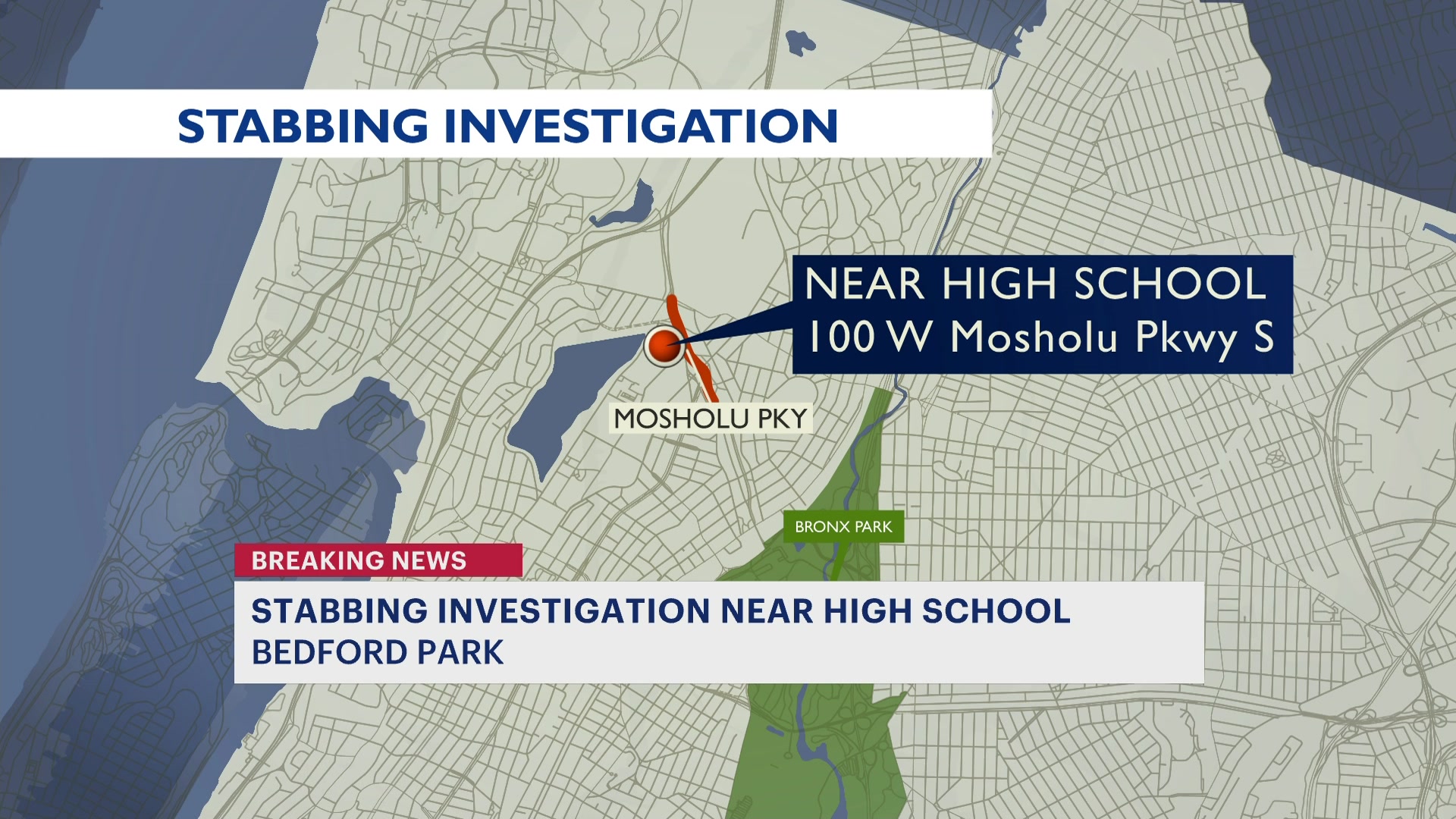 News 12 | Bronx | Person Stabbed Near High School In Bedford Park
