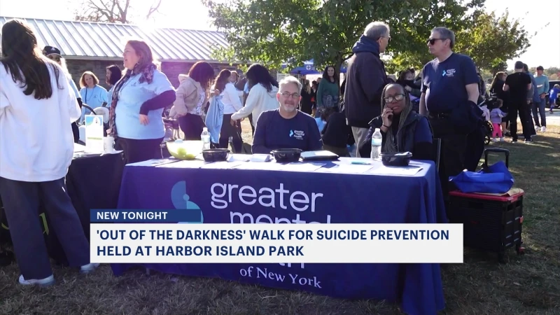 Story image: Out of the Darkness Walk aims to raise $100,000 for suicide prevention efforts