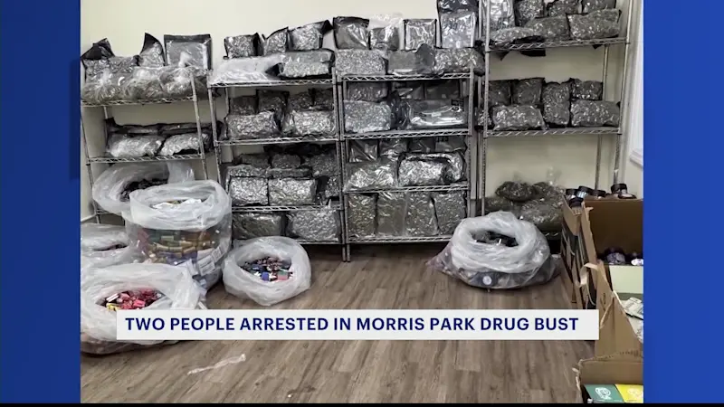 Story image: Hundreds of pounds of illegal cannabis seized in Bronx warehouse raid; 2 arrested