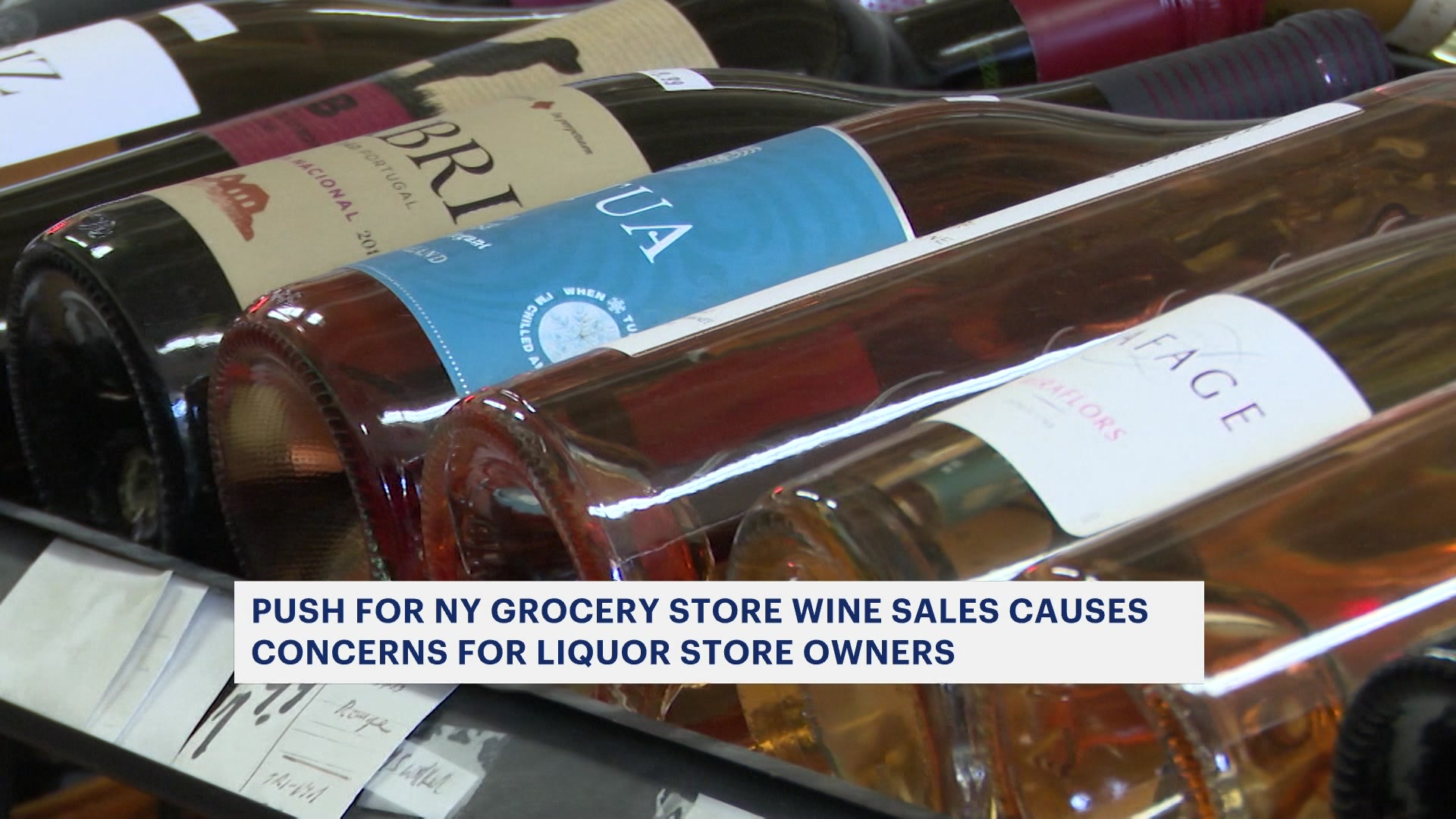 Push for NY grocery store wine sales a concern for liquor store owners