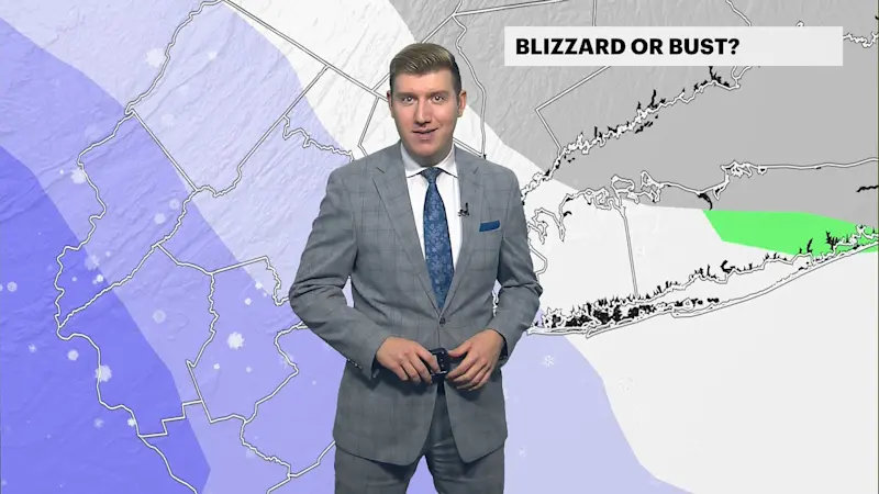 Story image: Blizzard or Bust? The chances of a major snowstorm this weekend