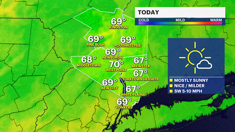 Story image: Brief warmup starts today before a cooler Halloween arrives 