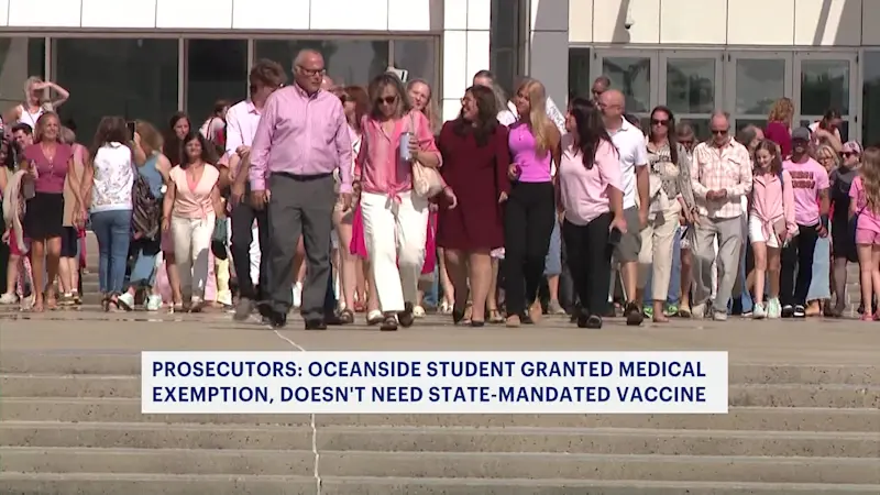 Story image: Federal judge grants Long Island student preliminary injunction, allowing medical vaccine exemption
