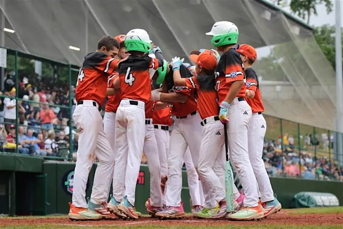 Story image: Fairfield National beats Aruba, takes third place at Little League World Series