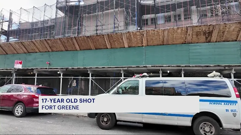 Story image: NYPD: 17-year-old student shot in the stomach outside of Fort Greene School