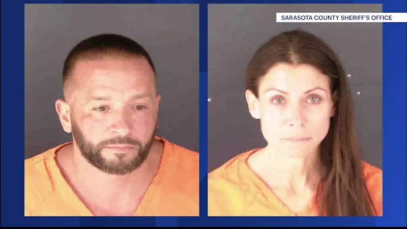 Story image: Danbury couple accused of performing sex act in front of children during flight from NY
