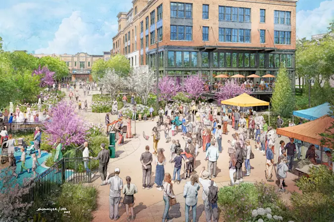 Story image: Riverhead to break ground on town square project today