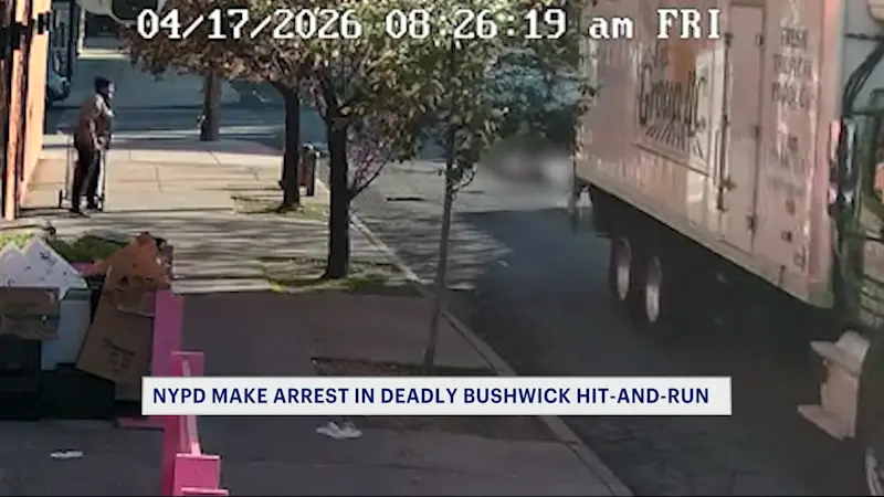Story image: New Jersey man arrested in box truck hit-and-run that killed woman in Bushwick