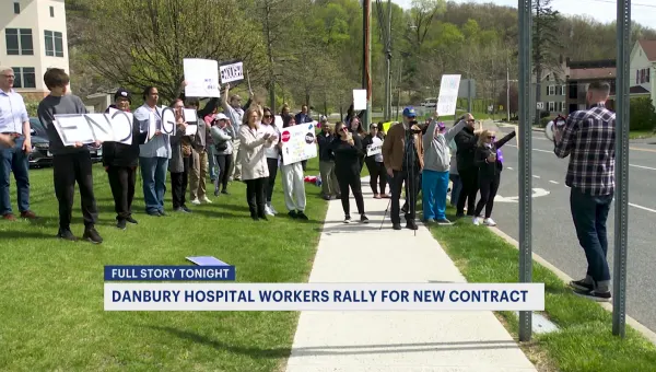 Danbury Hospital employees demand fair contract as rallies continue