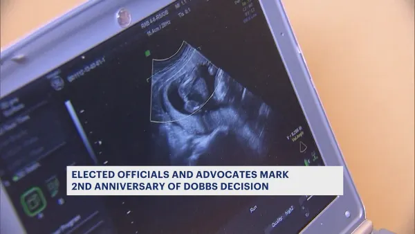 Elected officials, advocates mark 2nd anniversary of Dobbs decision overturning Roe v. Wade