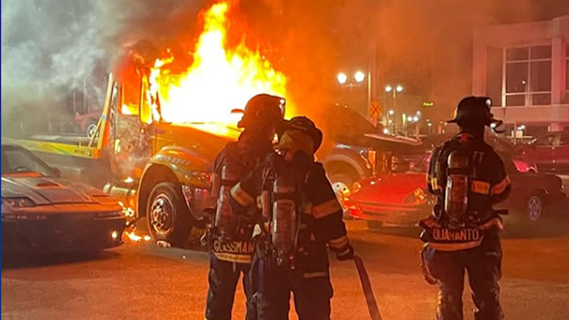Story image: 3 Hewlett establishments targeted early morning Monday; Nassau County police say no connection so far