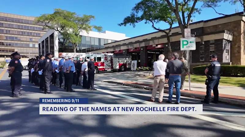 Story image: New Rochelle honors fallen 9/11 firefighters with solemn tradition