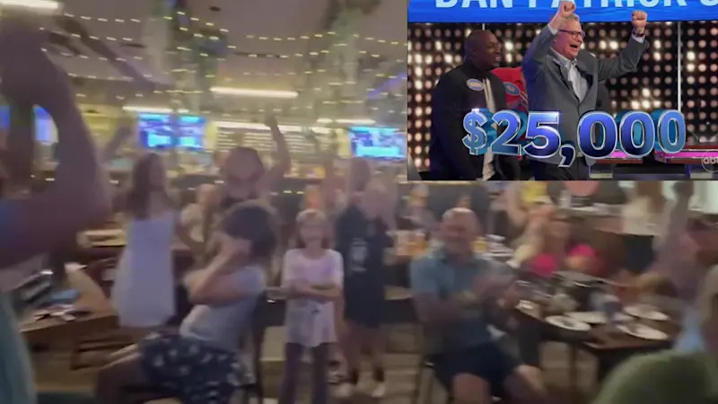 Story image: Survey says: 'Dan Patrick Show' members win $25K for Boys & Girls Club of Milford on Family Feud
