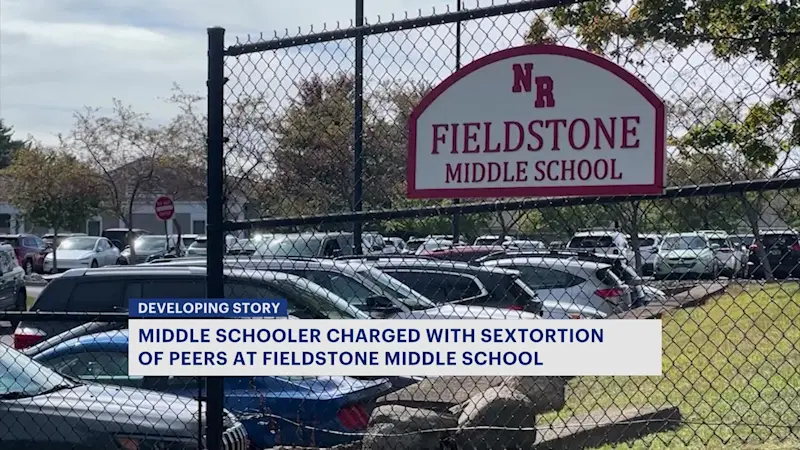 Story image: Fieldstone Middle School student arrested on felony charges, accused of 'sextortion'