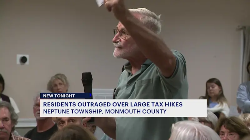 Story image: Neptune residents confront elected officials amid proposed historic tax hikes