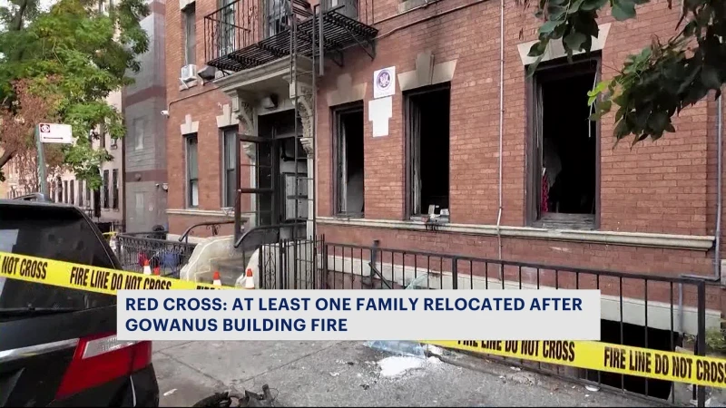 Story image: Cleanup efforts underway after fire at Gowanus building that injured 12