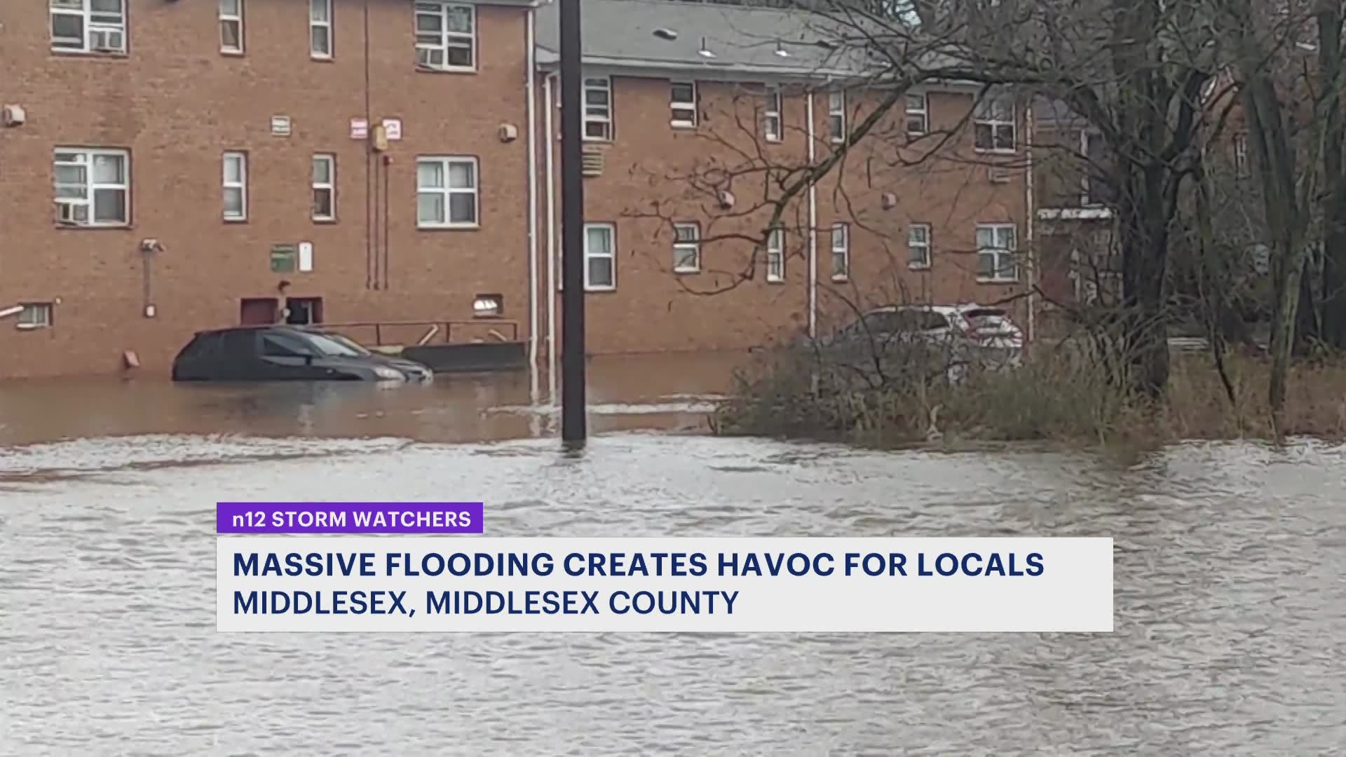 Bound Brook, Raritan River Flood Parts of Middlesex County