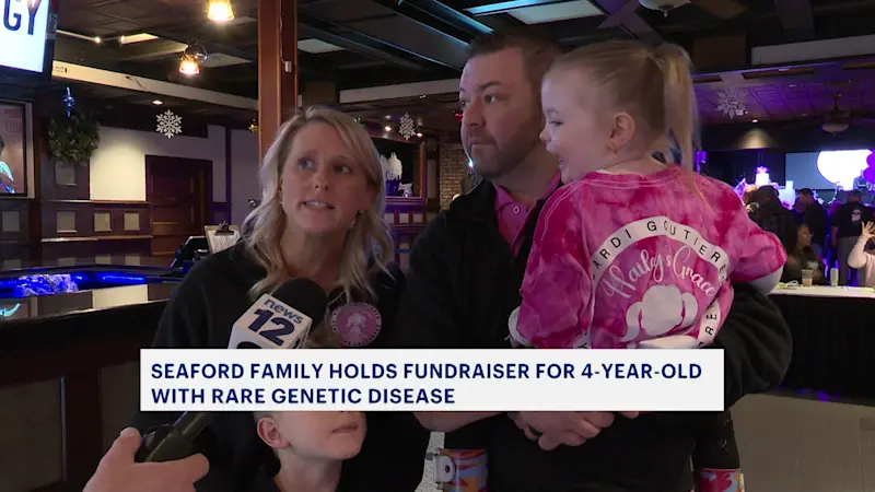 Story image: Seaford family fundraises for daughter and families with rare genetic disorders