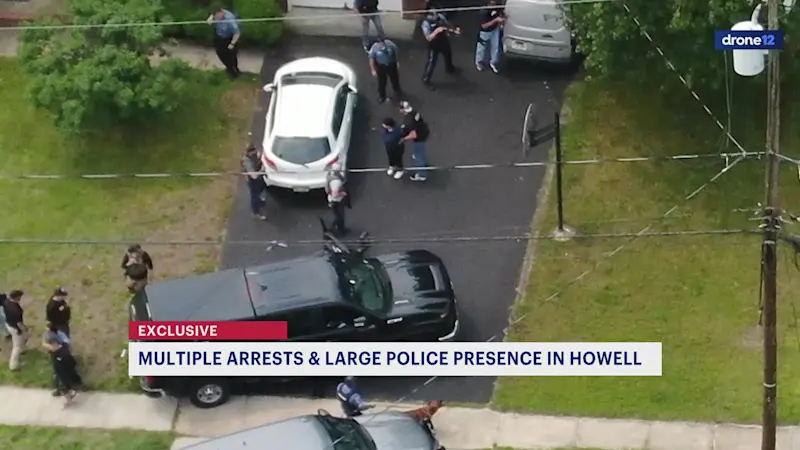 Story image: SWAT teams respond to Howell Township neighborhoods, multiple people taken into custody