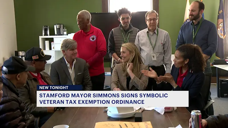 Story image: Stamford expands property tax relief for local veterans
