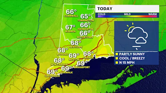 CT MONDAY WEATHER