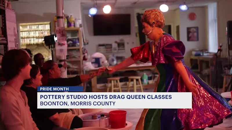 Story image: ‘It just opens up the world.’ Boonton pottery studio holds ‘drag pottery’ events