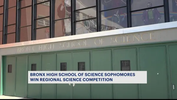 Bronx High School of Science trio wins top prize at regional science competition