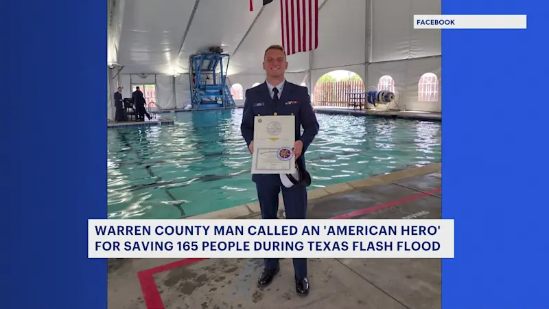 Story image: Coast Guard member from NJ helps rescue 165 in Texas floods