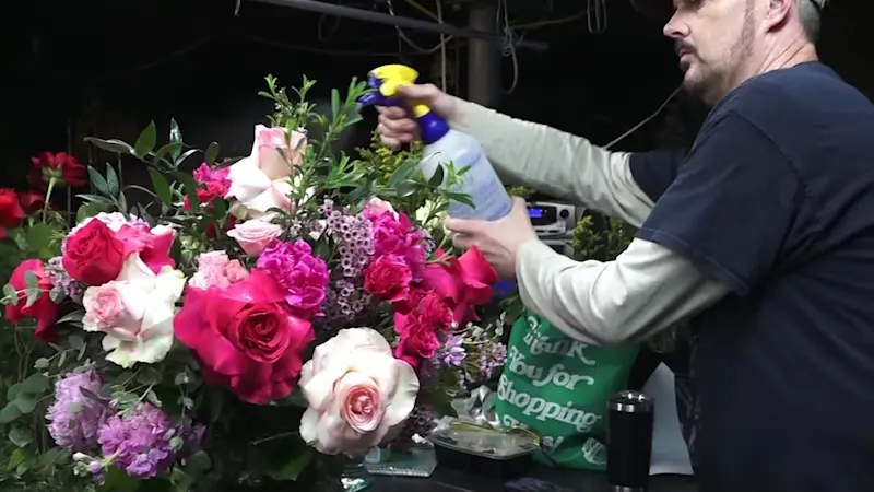 Story image: Local flower shops gear up for Mother's Day Weekend  