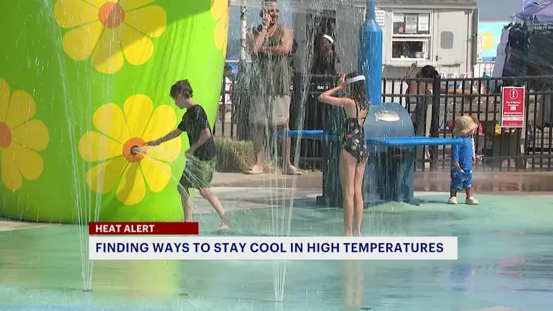 Story image: New Jersey residents find ways to beat extreme heat as temps rise above 90