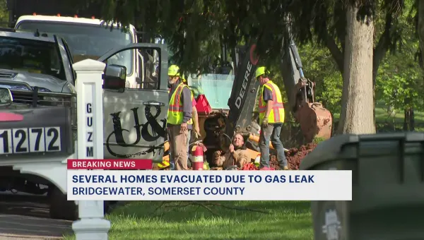 Police: Several homes evacuated in Bridgewater due to gas leak