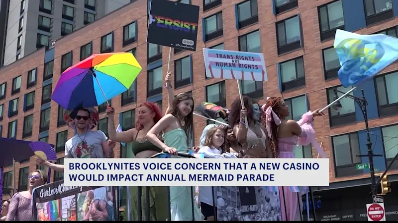 Story image: Neighbors say Coney Island casino would be death knell for Mermaid Parade. Developers disagree