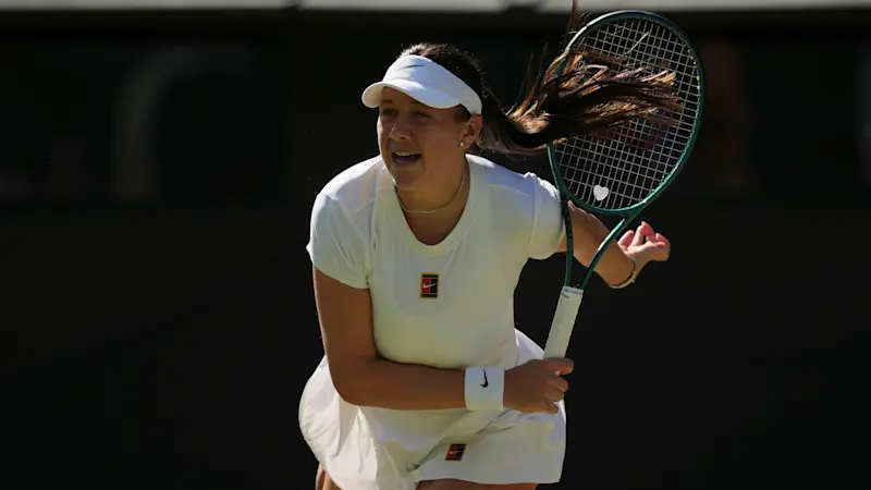 Story image: Freehold's Amanda Anisimova loses in Wimbledon final after shocking tennis world