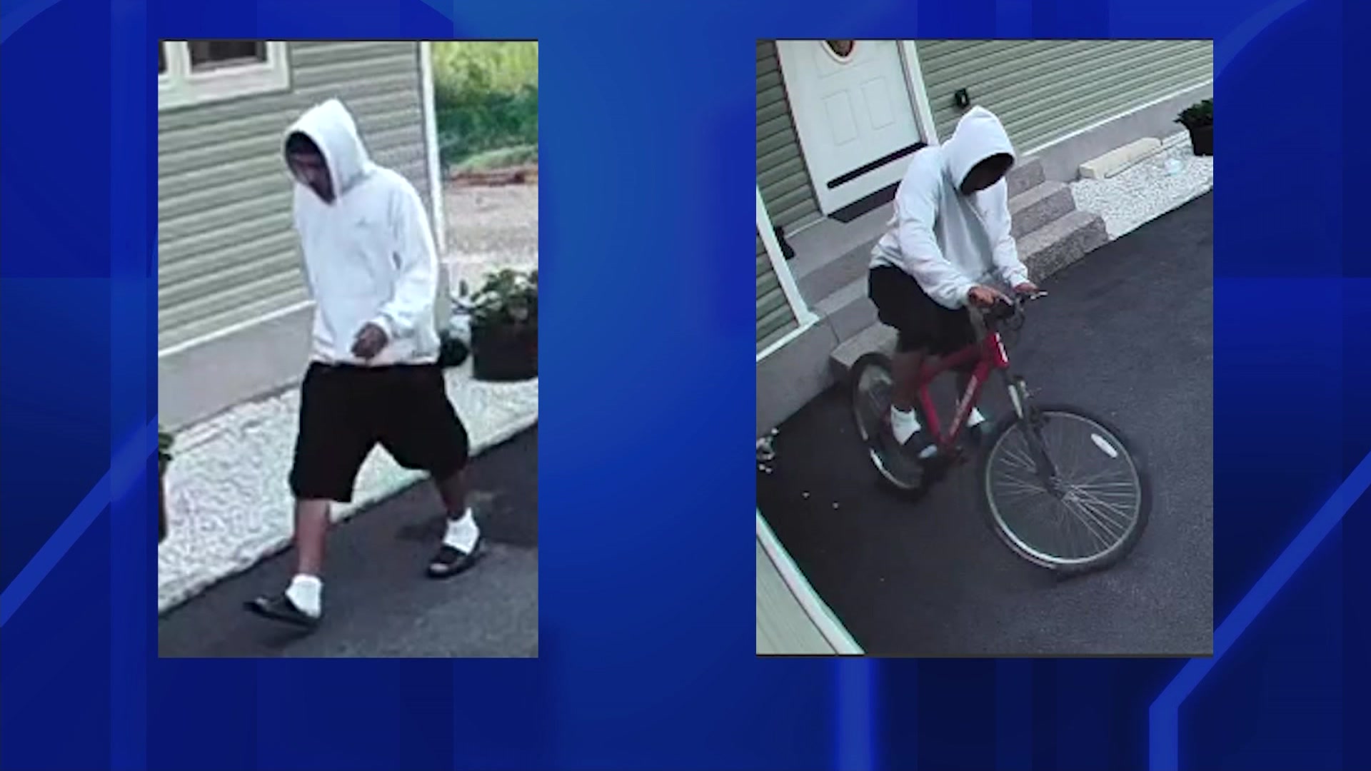 Police search for man who stole a bicycle from front porch in Centereach