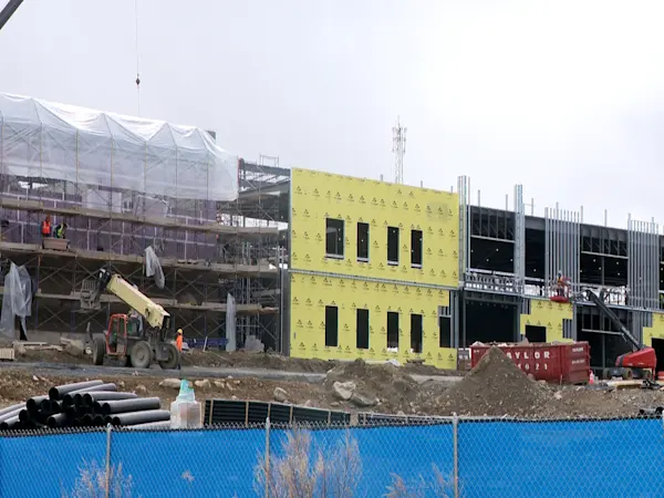 Story image:  Construction milestone reached in new Career and Technical Education Center in Newburgh 