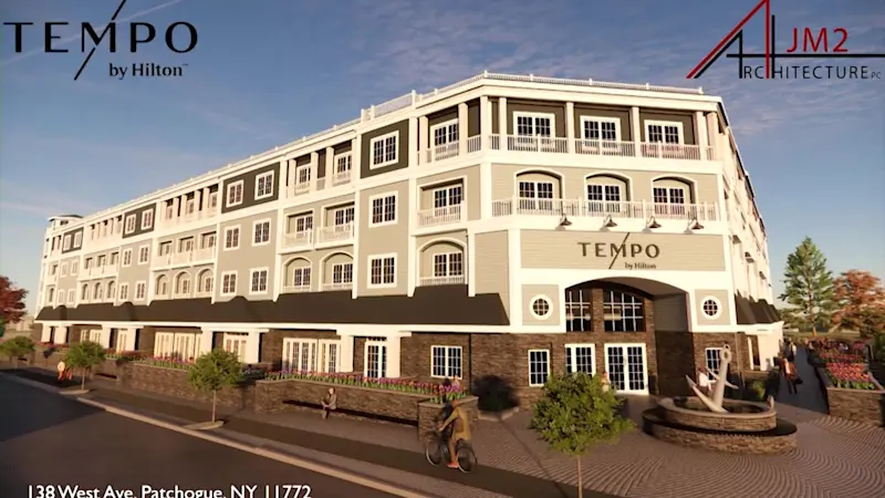 Story image: Patchogue hotel zoning approved, still faces planning board review