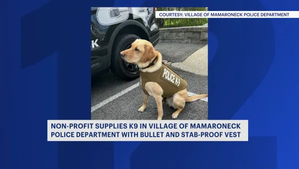 K-9 Officer Ike receives bulletproof vest in Mamaroneck