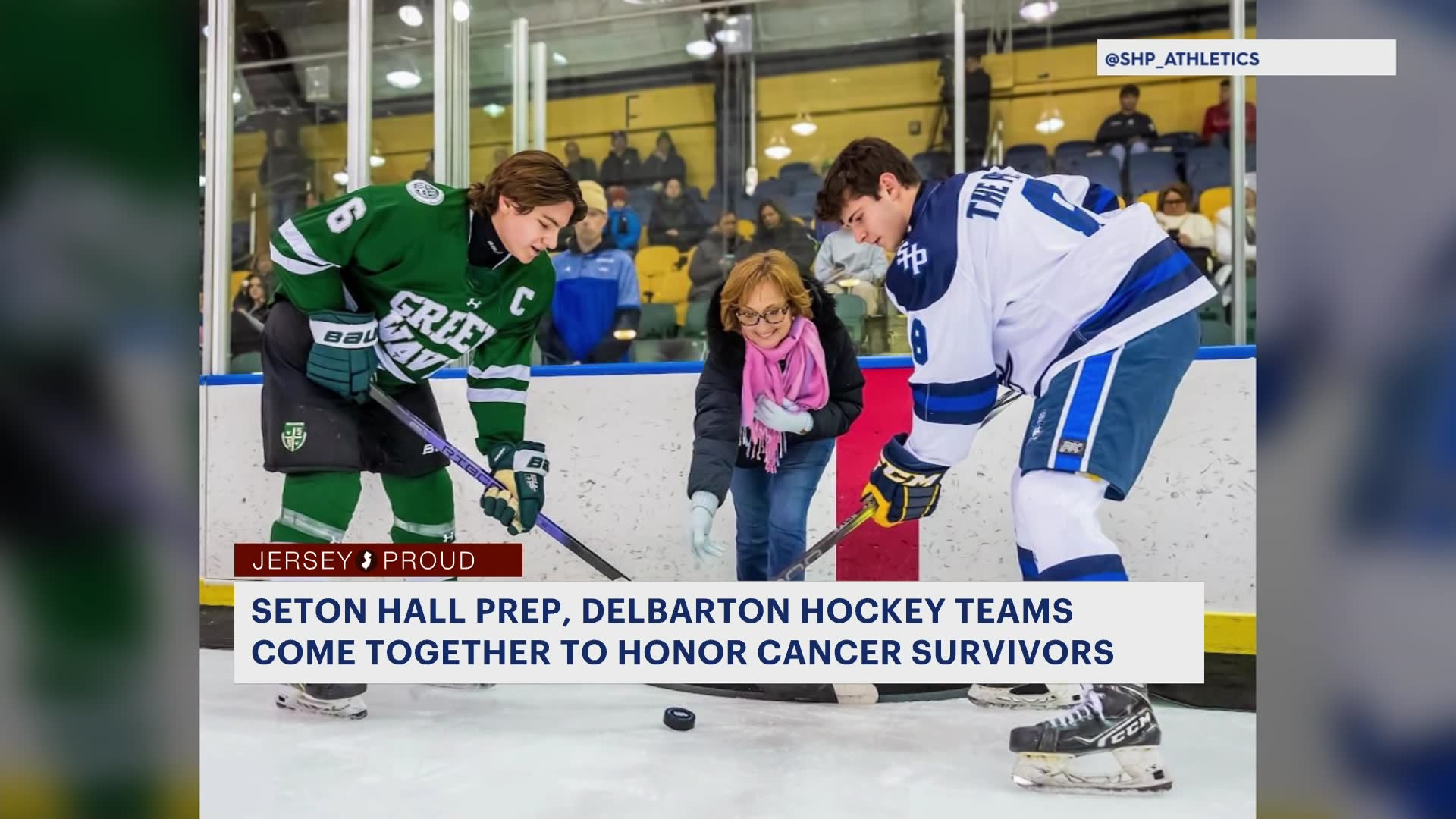 Jersey Proud: Delbarton, Seton Hall Prep HS hockey teams honor cancer ...