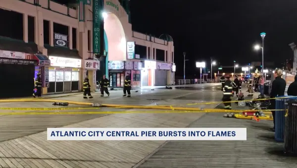Prosecutors: Atlantic City’s Central Pier bursts into flames; 1 man dead