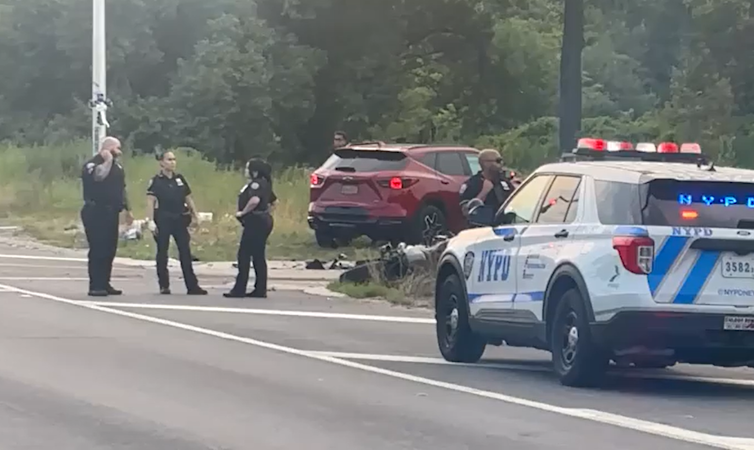 Story image: NYPD: Motorcyclist killed in collision with SUV on Pelham Parkway